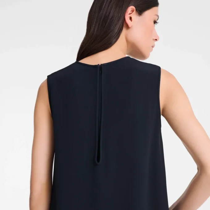 Schwarz – Playsuit aus Krepp