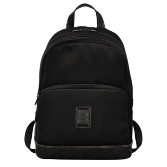 Schwarz – Rucksack Boxford aus recyceltem Canvas