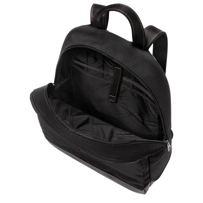 Schwarz – Rucksack Boxford aus recyceltem Canvas