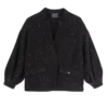 Schwarz – Strick-Kimonojacke Schwarz – Strick-Kimonojacke
