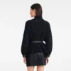 Schwarz – Strick-Kimonojacke Schwarz – Strick-Kimonojacke