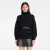 Schwarz – Strick-Kimonojacke Schwarz – Strick-Kimonojacke
