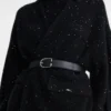 Schwarz – Strick-Kimonojacke Schwarz – Strick-Kimonojacke