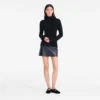 Schwarz – Strickpullover mit hohem Kragen Schwarz – Strickpullover mit hohem Kragen