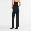 Schwarz – Techno-Satin-Hose Schwarz – Techno-Satin-Hose