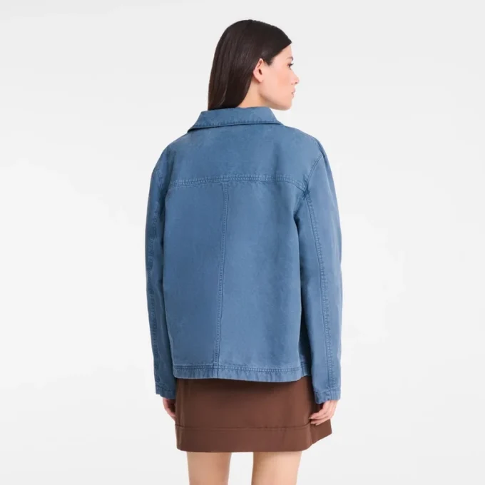 Slate – Überfärbte Baumwolljacke Slate – Überfärbte Baumwolljacke