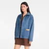 Slate – Überfärbte Baumwolljacke Slate – Überfärbte Baumwolljacke