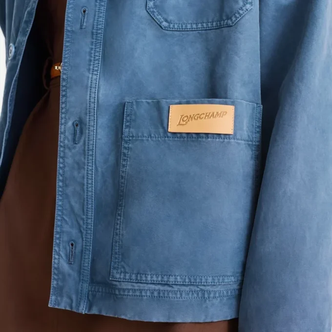 Slate – Überfärbte Baumwolljacke Slate – Überfärbte Baumwolljacke