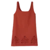 Tomato – Besticktes Canvas-Kleid
