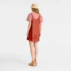 Tomato – Besticktes Canvas-Kleid