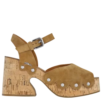Walnut – Leder-Sandalen La Cigale