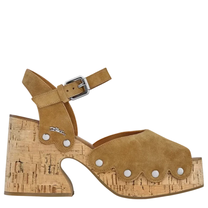 Walnut – Leder-Sandalen La Cigale