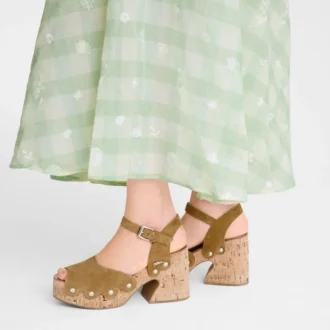 Walnut – Leder-Sandalen La Cigale