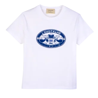 Weiß – Bedrucktes Jersey-T-Shirt