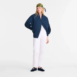 Weiß – Gabardine-Hose