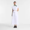 Weiß – Popeline-Kleid