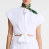 Weiß – Popeline-Kleid